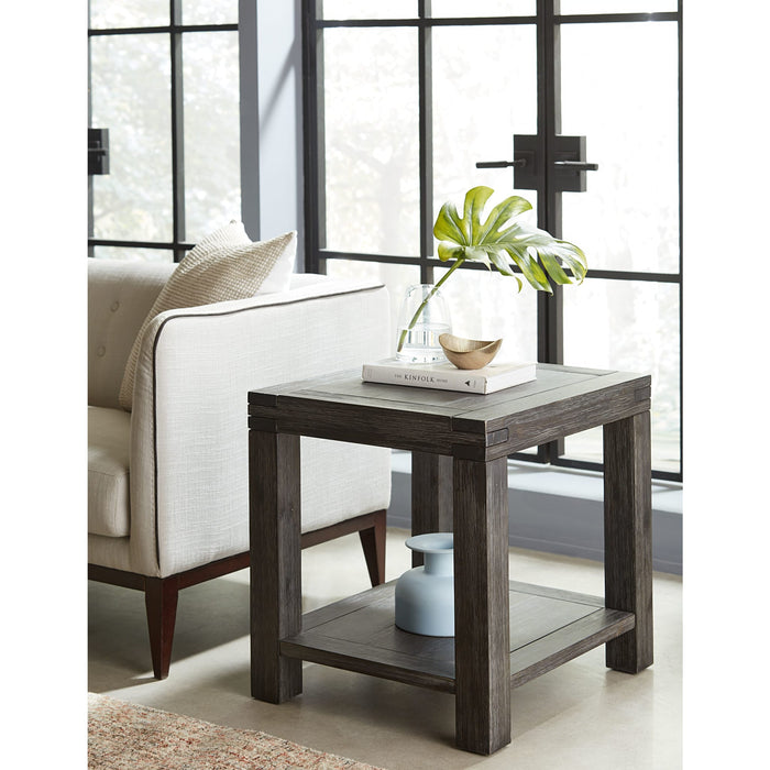 Modus Furniture Meadow Solid Wood End Table in Graphite 655450284526 3FT322 Main Image