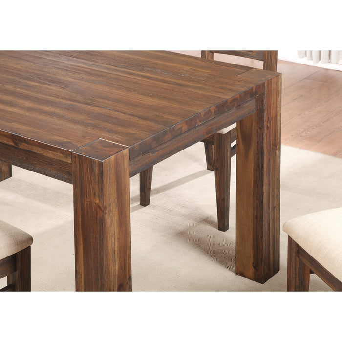 Modus Furniture Meadow Solid Wood Extending Dining Table in Brick Brown 655450090844 3F4161 Image 15