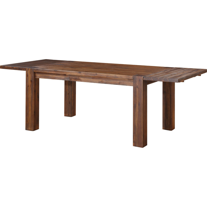 Modus Furniture Meadow Solid Wood Extending Dining Table in Brick Brown 655450090844 3F4161 Image 16