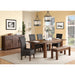 Modus Furniture Meadow Solid Wood Extending Dining Table in Brick Brown 655450090844 3F4161 Image 2