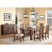Modus Furniture Meadow Solid Wood Extending Dining Table in Brick Brown 655450090844 3F4161 Image 4