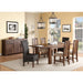 Modus Furniture Meadow Solid Wood Extending Dining Table in Brick Brown 655450090844 3F4161 Image 6