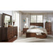 Modus Furniture Meadow Solid Wood Footboard Storage Bed in Brick Brown  3F41D  Image 1