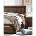 Modus Furniture Meadow Solid Wood Footboard Storage Bed in Brick Brown  3F41D  Image 2