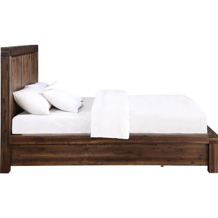 Modus Furniture Meadow Solid Wood Footboard Storage Bed in Brick Brown  3F41D  Image 6