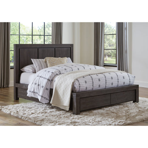 Modus Meadow Solid Wood Footboard Storage Bed in Graphite Main Image
