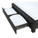 Modus Meadow Solid Wood Footboard Storage Bed in Graphite Image 5