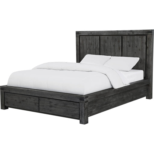 Modus Furniture Meadow Solid Wood Footboard Storage Bed in Graphite  3FT3D  Image 2