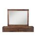 Modus Meadow Solid Wood Mirror in Brick Brown Image 3