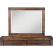 Modus Furniture Meadow Solid Wood Mirror in Brick Brown 655450091698 3F4183 Image 3