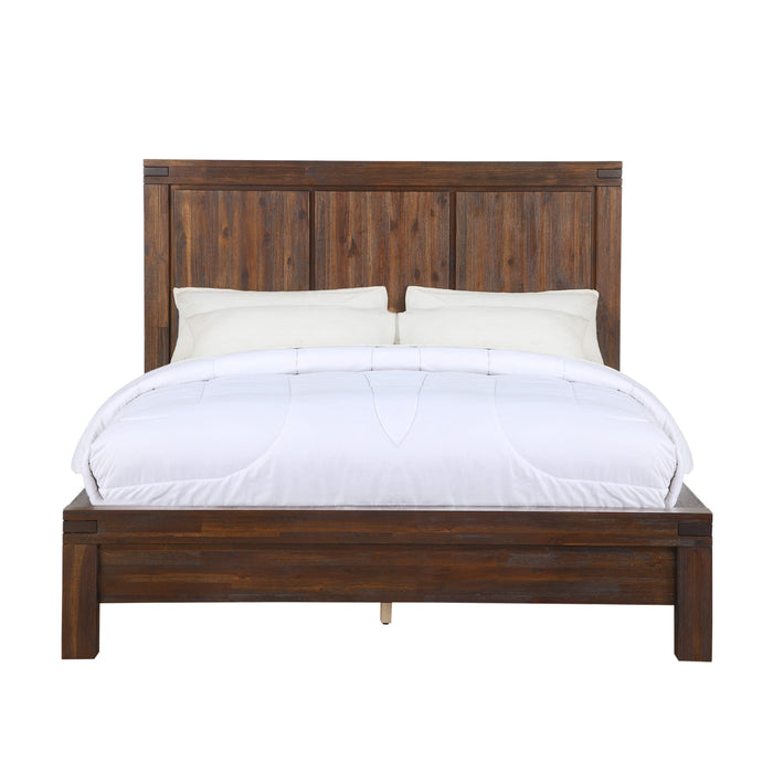 Modus Meadow Solid Wood Platform Bed in Brick Brown Image 2