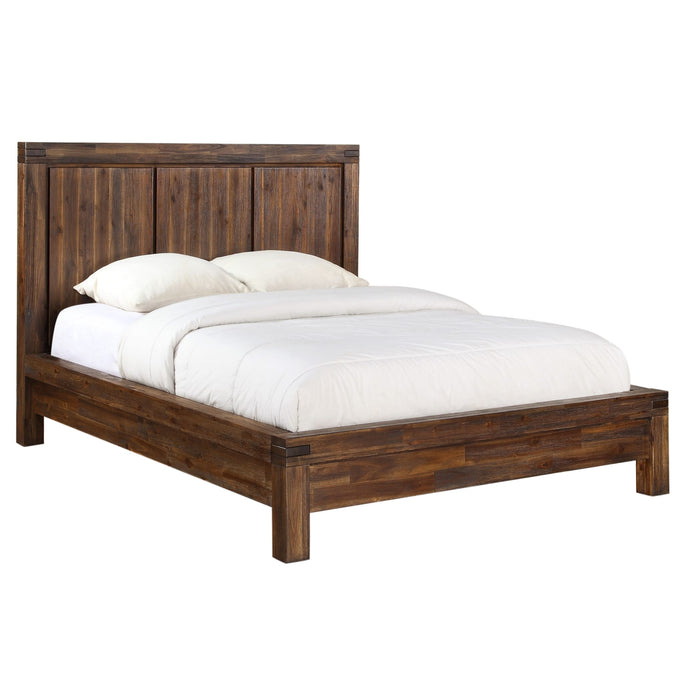 Modus Meadow Solid Wood Platform Bed in Brick Brown Image 3