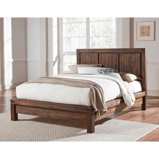 Modus Furniture Meadow Solid Wood Platform Bed in Brick Brown  3F41F  Main Image