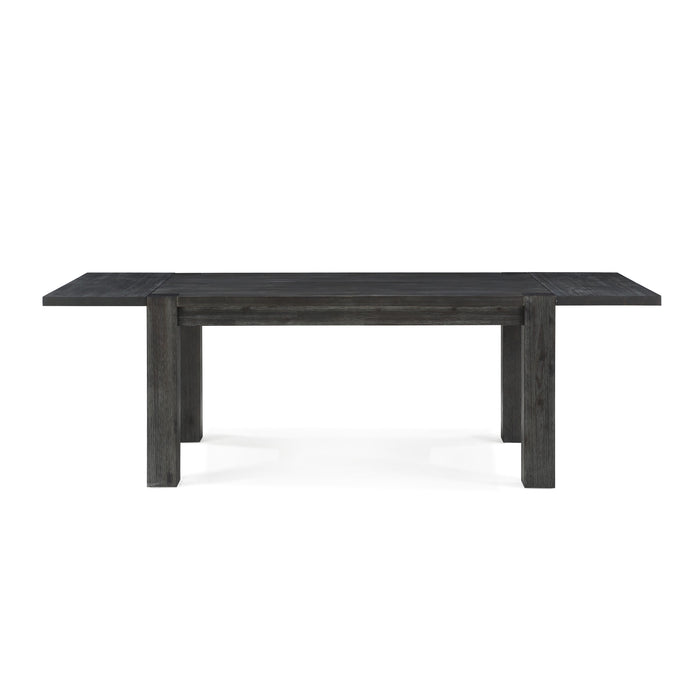 Modus Meadow Solid Wood Rectangle Table in Graphite Image 8