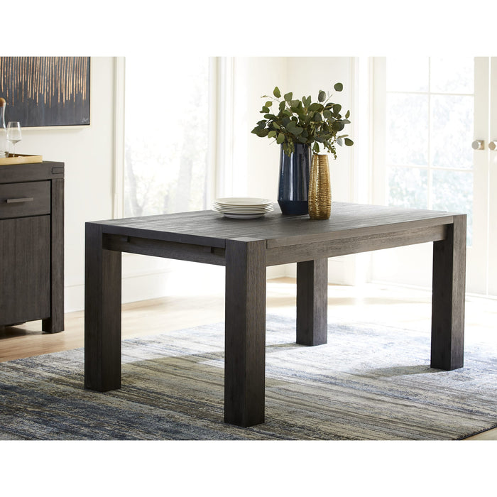 Modus Meadow Solid Wood Rectangle Table in Graphite Main Image