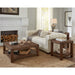 Modus Furniture Meadow Solid Wood Square Coffee Table in Brick Brown 655450170850 3F4121 Image 1