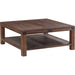 Modus Furniture Meadow Solid Wood Square Coffee Table in Brick Brown 655450170850 3F4121 Image 2