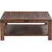 Modus Furniture Meadow Solid Wood Square Coffee Table in Brick Brown 655450170850 3F4121 Image 3