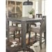 Modus Meadow Solid Wood Square Counter Table in Graphite Image 2