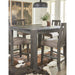 Modus Furniture Meadow Solid Wood Square Counter Table in Graphite 655450331671 3FT362 Image 2