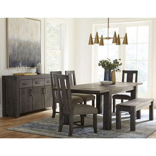 Modus Furniture Meadow Solid Wood Three Drawer Three Door Sideboard in Graphite 655450281242 3FT373 Image 1