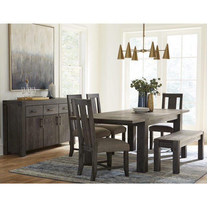 Modus Furniture Meadow Solid Wood Three Drawer Three Door Sideboard in Graphite 655450281242 3FT373 Image 1