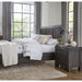Modus Furniture Meadow Solid Wood Two Drawer Nightstand in Graphite 655450266416 3FT381 Image 1