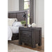 Modus Furniture Meadow Solid Wood Two Drawer Nightstand in Graphite 655450266416 3FT381 Main Image