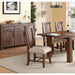 Modus Furniture Meadow Solid Wood Upholstered Dining Chair in Brick Brown 655450135040 3F4166P Image 1