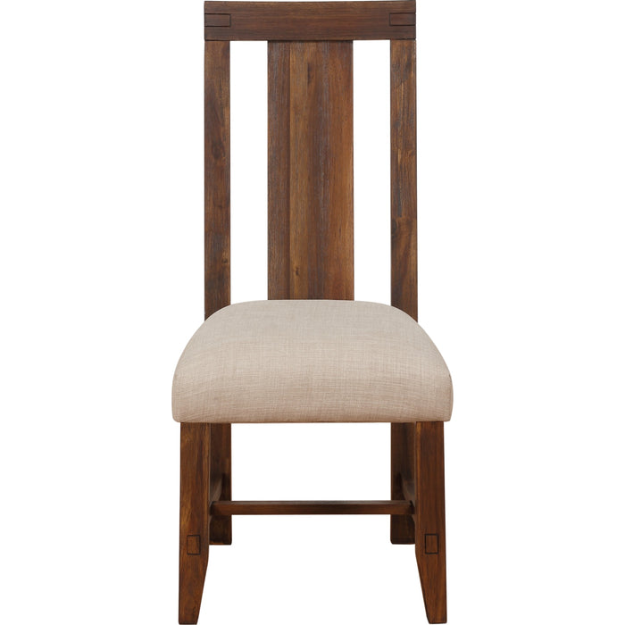 Modus Furniture Meadow Solid Wood Upholstered Dining Chair in Brick Brown 655450135040 3F4166P Image 3