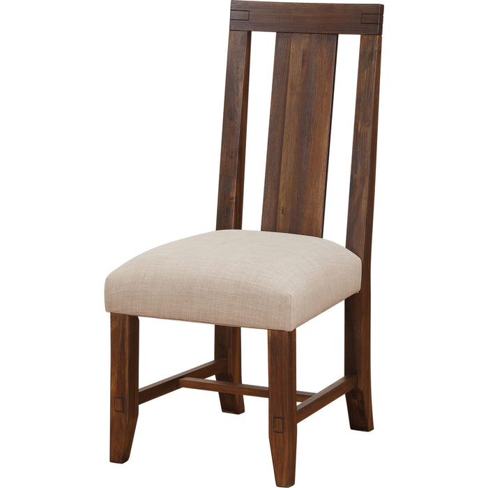 Modus Furniture Meadow Solid Wood Upholstered Dining Chair in Brick Brown 655450135040 3F4166P Image 4