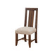 Modus Meadow Solid Wood Upholstered Dining Chair in Brick Brown Image 4