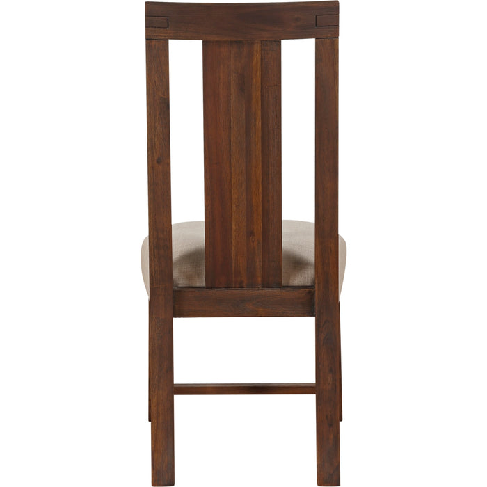 Modus Furniture Meadow Solid Wood Upholstered Dining Chair in Brick Brown 655450135040 3F4166P Image 6