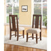 Modus Furniture Meadow Solid Wood Upholstered Dining Chair in Brick Brown 655450135040 3F4166P Main Image