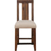Modus Furniture Meadow Solid Wood Upholstered Kitchen Counter Stool in Brick Brown 655450146879 3F4170 Image 2