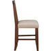 Modus Furniture Meadow Solid Wood Upholstered Kitchen Counter Stool in Brick Brown 655450146879 3F4170 Image 4