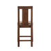 Modus Meadow Solid Wood Upholstered Kitchen Counter Stool in Brick Brown Image 5