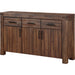 Modus Furniture Meadow Three Drawer Three Door Solid Wood Sideboard in Brick Brown 655450090868 3F4173 Image 8