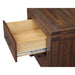 Modus Meadow Two Drawer Solid Wood Nightstand in Brick BrownImage 3