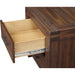 Modus Furniture Meadow Two Drawer Solid Wood Nightstand in Brick Brown 655450091650 3F4181 Image 3