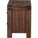 Modus Furniture Meadow Two Drawer Solid Wood Nightstand in Brick Brown 655450091650 3F4181 Image 6