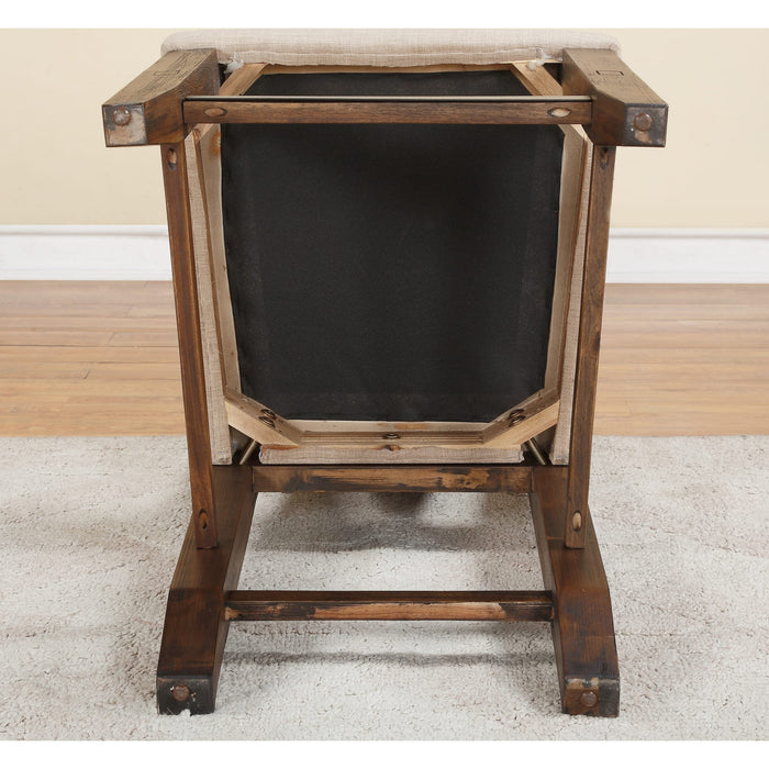 Modus Furniture Meadow Wicker Dining Chair in Brick Brown 655450090875 3F4166 Image 2