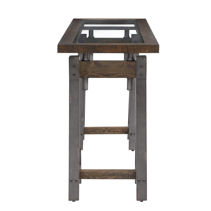 Modus Medici Console Table in Charcoal BrownImage 5