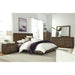 Modus Furniture Melbourne Beveled Glass Mirror in Dark Pine 655450259012 8D6483 Image 1