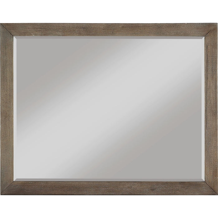 Modus Furniture Melbourne Beveled Glass Mirror in Dark Pine 655450259012 8D6483 Image 3