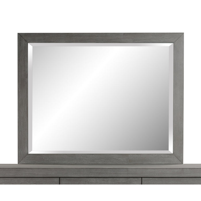 Modus Melbourne Beveled Glass Mirror in Mineral Image 2
