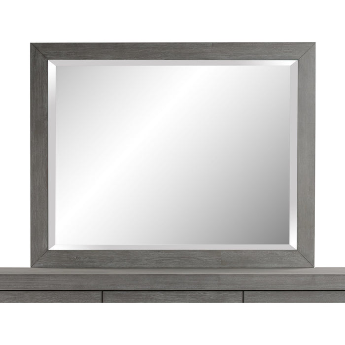 Modus Furniture Melbourne Beveled Glass Mirror in Mineral 655450373985 8DBX83 Image 2