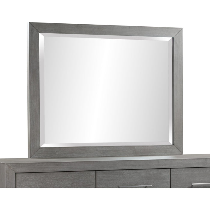 Modus Furniture Melbourne Beveled Glass Mirror in Mineral 655450373985 8DBX83 Image 3