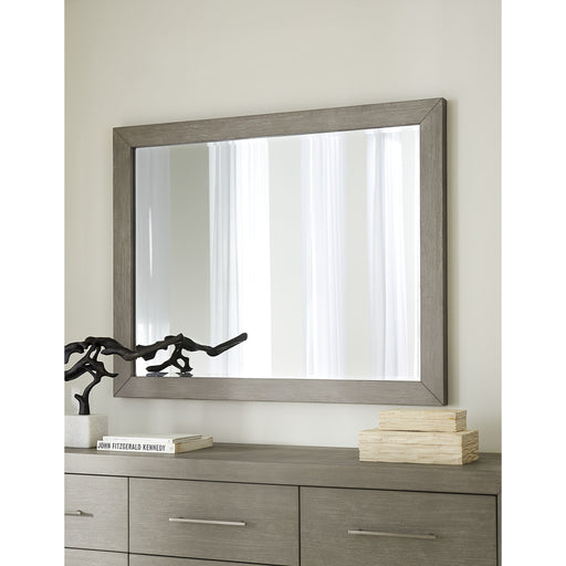 Modus Furniture Melbourne Beveled Glass Mirror in Mineral 655450373985 8DBX83 Main Image