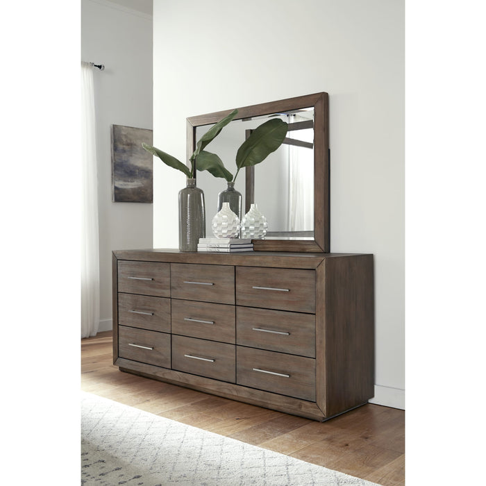 Modus Furniture Melbourne Nine Drawer Dresser in Dark Pine (2024) 655450432675 8D6482A Image 1